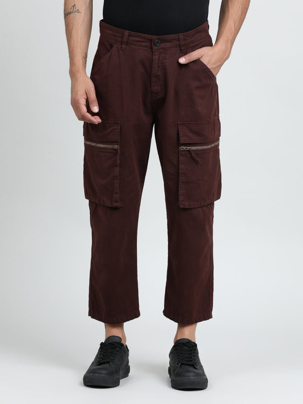 Men Loose Cargo Trousers