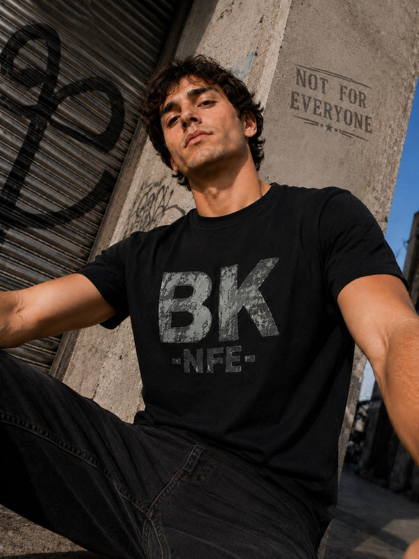 Men Black Graphic Regular Half sleeves T-Shirt
