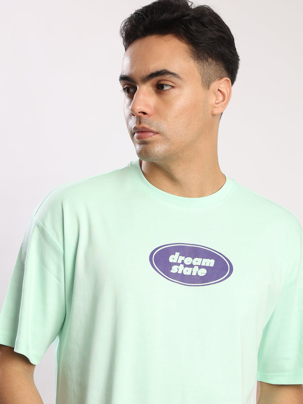 Men Over size drop Shoulder Grahic T Shirt