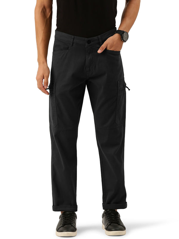 Men Slim Cargo Trousers