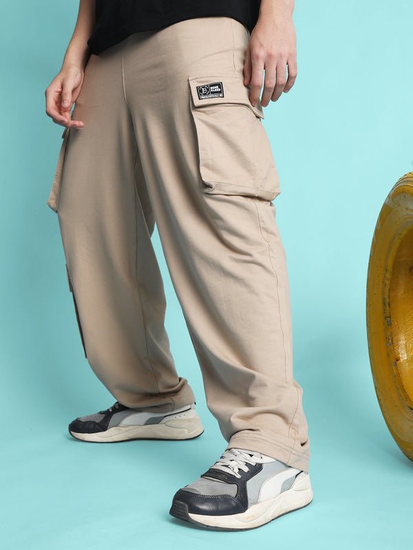 Men Loose Cargo Trousers