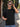 Men Black Embroided T Shirt