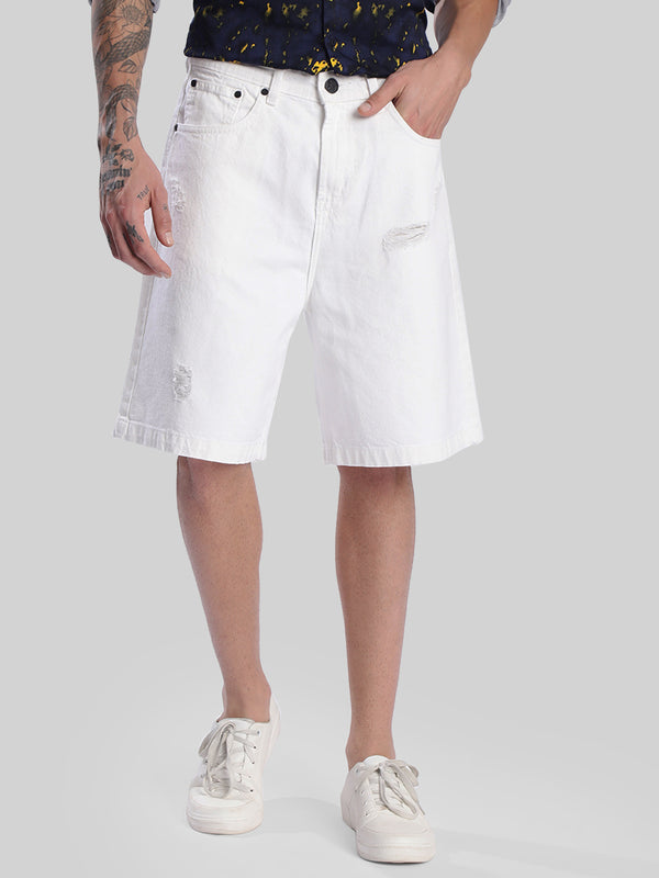 Men Distressed Shorts