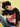 Men Black Typography Printed Oversized T-Shirt