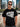 Men Black Typography Print Cotton T Shirt