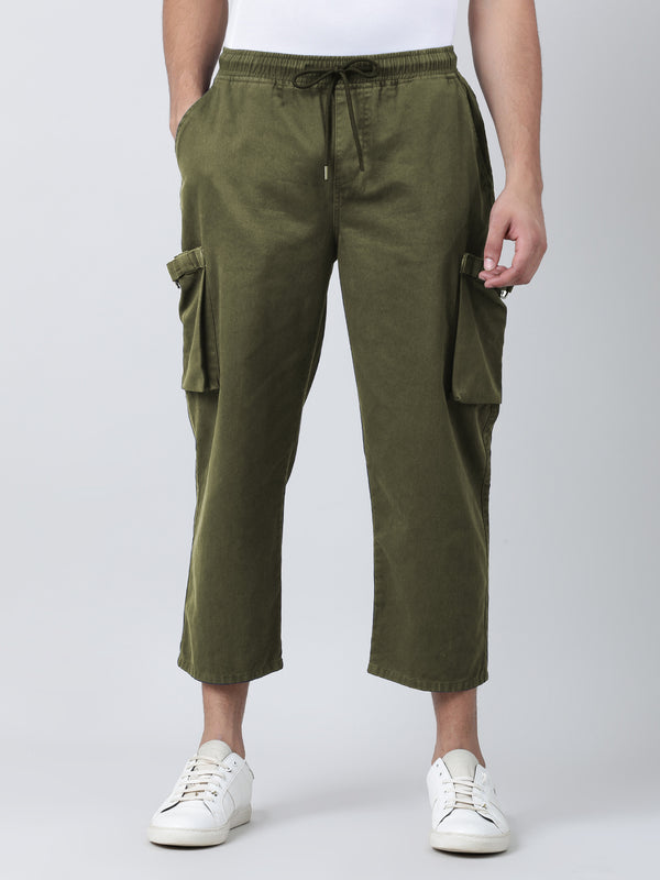 Men Loose Cargo Trousers