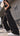Women Black Straight Fit High-Rise Cotton Cargos Trousers