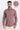 Men Mauve Tencil Blend Slim Fit Shirt
