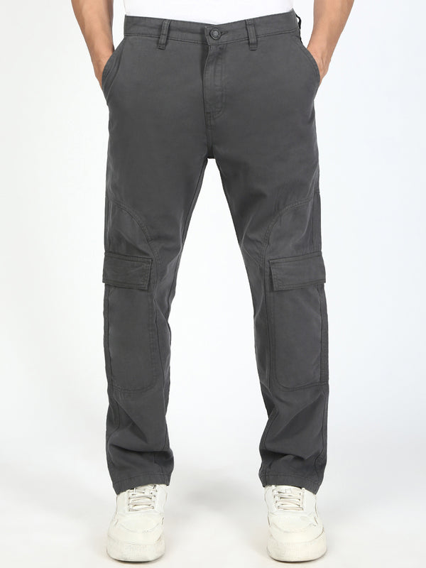 Men Relaxed Cargo Trousers