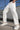 Men White Relaxed Cropped Jeans