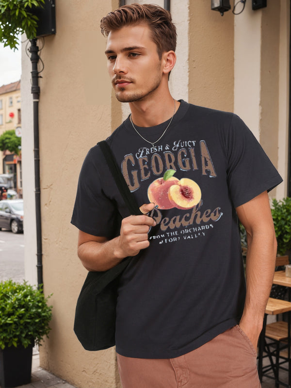 Men Regular Fit Grahic print T Shirt