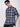 Men Blue and Grey Checked Single Pocket Shirt