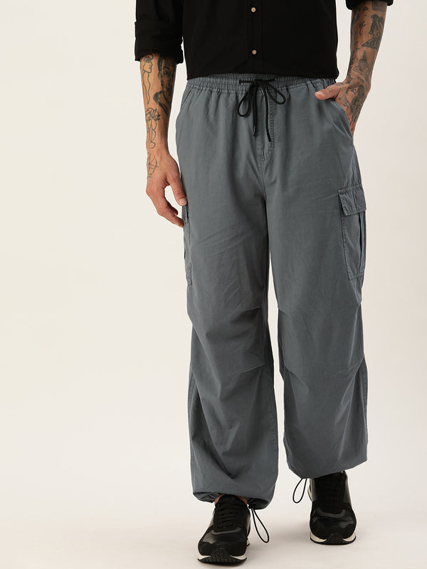 Men Parachute Utility Cargo Trouser