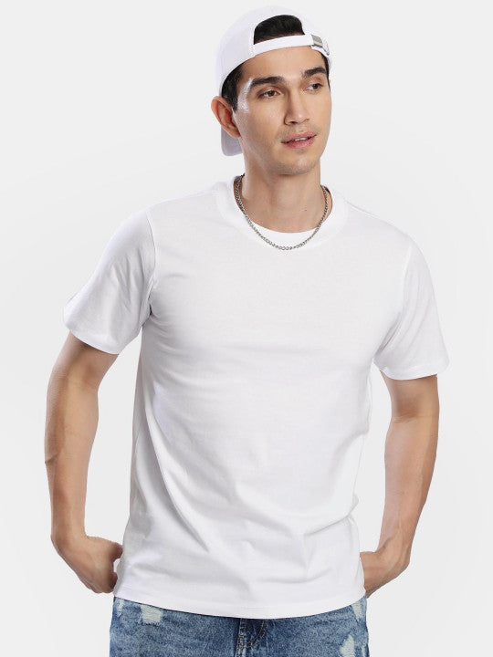 Men Solid T-Shirt