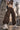 Women Solid Dark Brown Parachute Fit Cargo Trousers