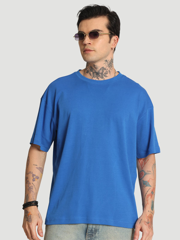 Men Oversize Floral Graphic Printed T-Shirt