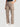 Women Khaki brown Straight Fit Pure Cotton Cargo Trousers