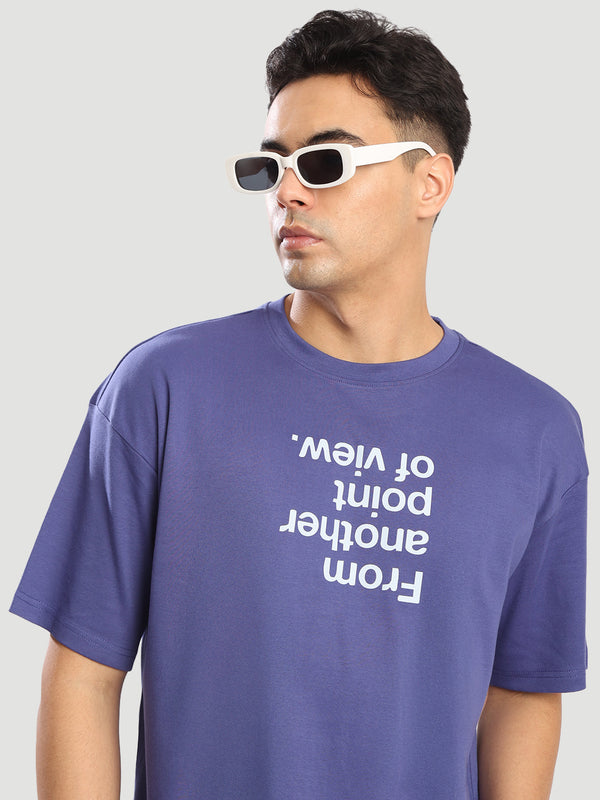 Men Over size drop Shoulder Grahic T Shirt