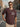 Men Brown Typography Print Oversize T Shirt