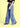 Women Wide Leg Jeans with Bow Applique