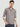 Mens Grey Striped Regular fit Casual full sleeves Shirt