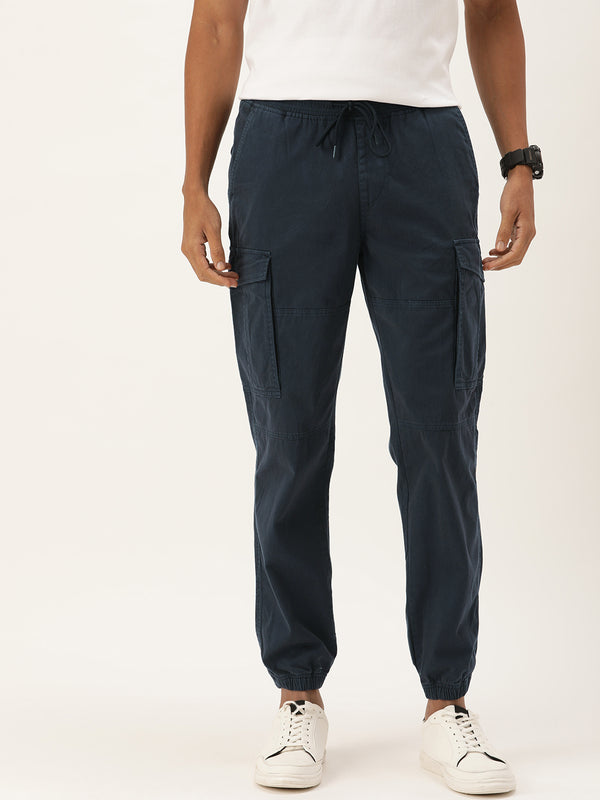 Men Regular Cargo Trousers
