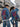 Unisex Mood Switch Oversized Denim Jacket with Swappable Graphic Patch