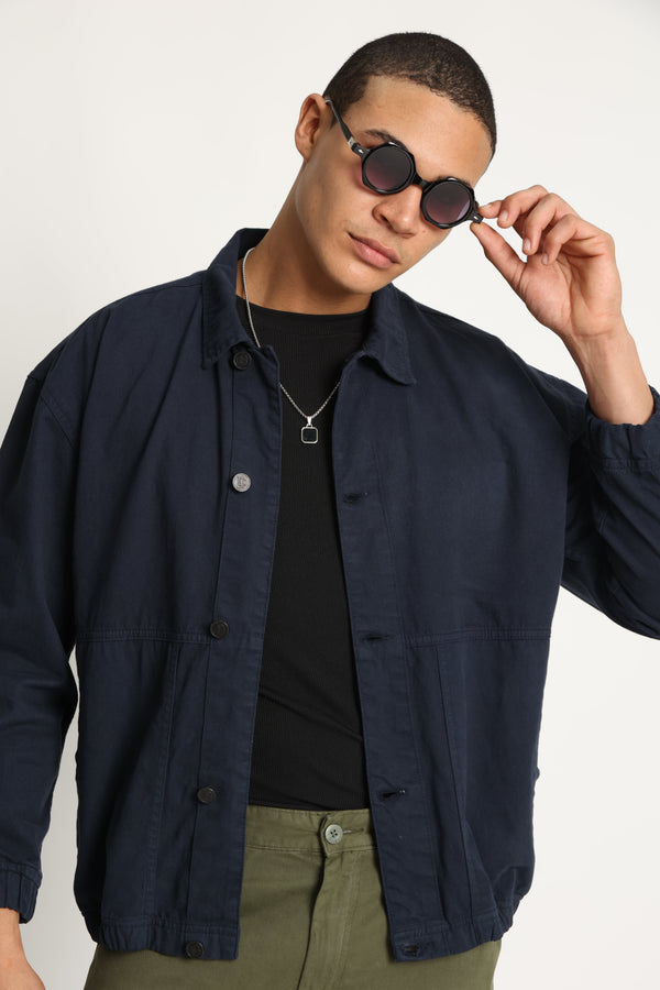 Men oversize bomber jacket