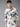Men Floral Printed Slim Fit Linen Casual Shirt
