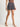 Women Dark Grey Cargo Shorts