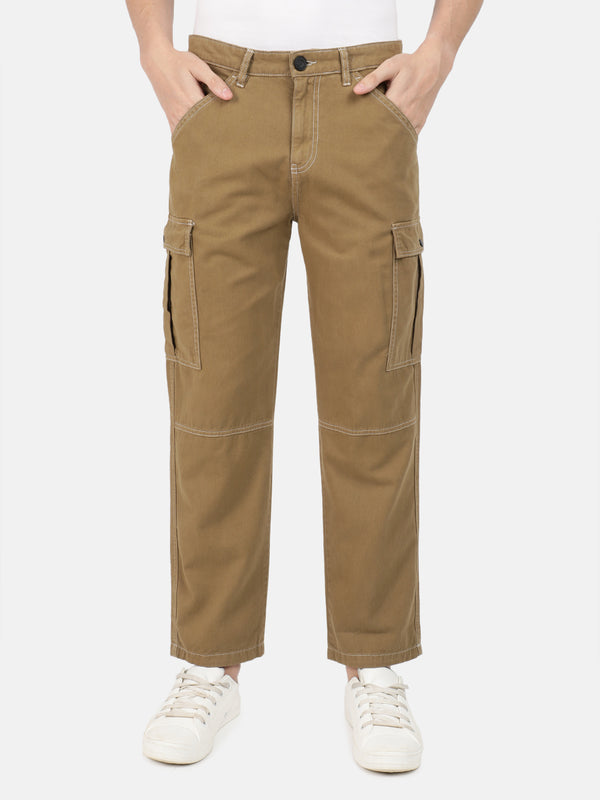 Men Relaxed Cargo Trousers