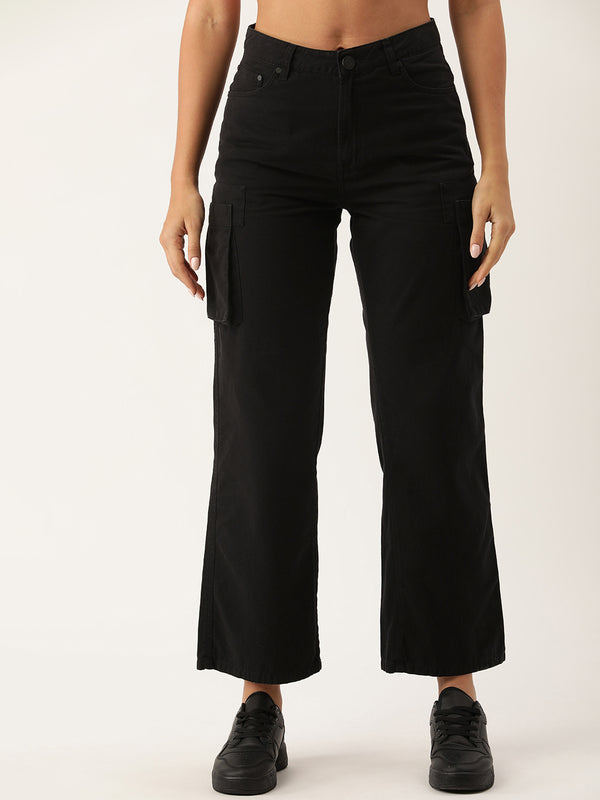 Women Straight Cargo Trousers