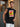 Men Black Sleeveless Graphic Oversized T Shirt