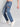 Men Blue Relaxed Fit Denim Cargo Jeans