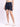Women Blue Denim Cargo Shorts