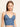 Women Shoulder Straps Sleeveless Smocked Denim Corset Crop Top