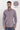 Men Lavender Tencil Blend Slim Fit Shirt