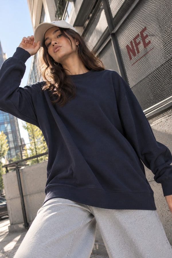 Women Long line Oversized Sweatshirt