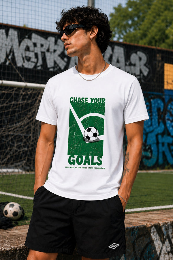 Men White Graphic Regular Half sleeves T-Shirt