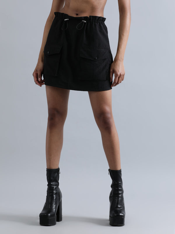 Women Solid Cargo Trousers
