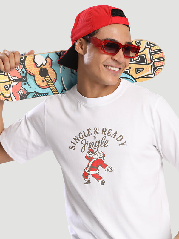 Men Graphic Cotton Oversize Tshirt