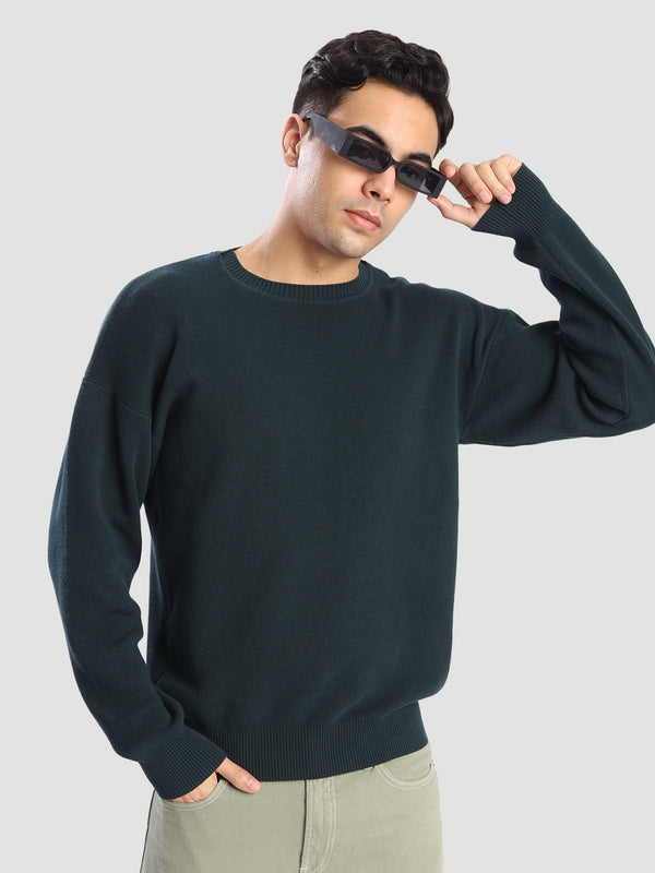 Men Round neck Collar Full Sleeve Sweater-Pearl Knit