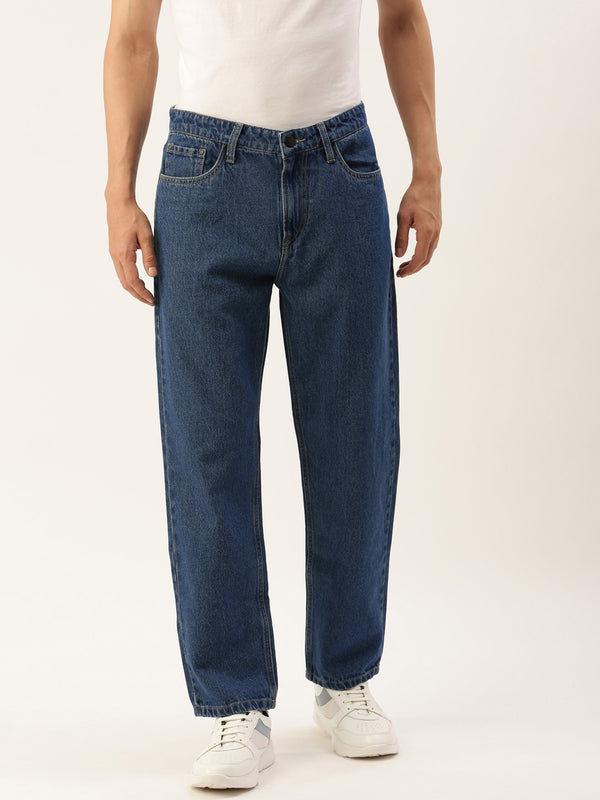 Men Rinse Relaxed Jeans