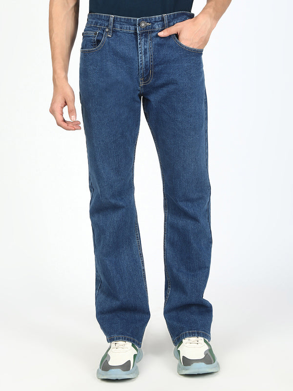 Men Blue Trousers