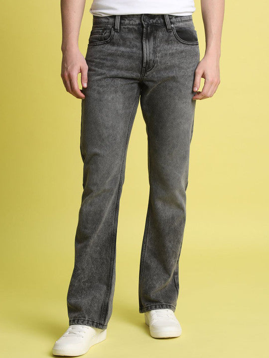 Men Bootcut Light Fade Jeans
