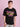 Men Black Graphic Print Oversized T-Shirt
