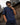 Men Solid Dust Blue Oversize Half sleeves T-shirt