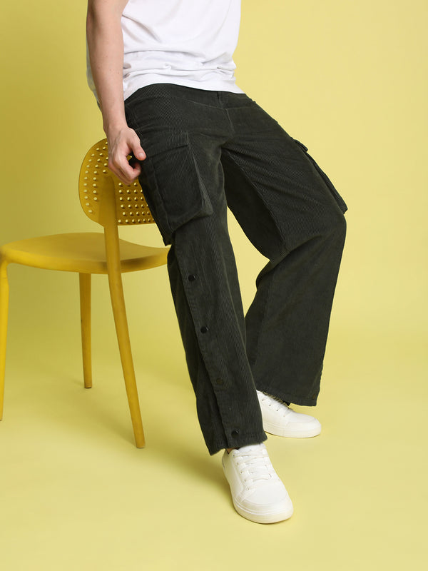 Men Loose Cargo Trousers