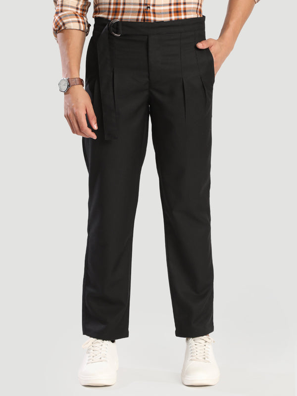 Men Relaxed Korean Trouser