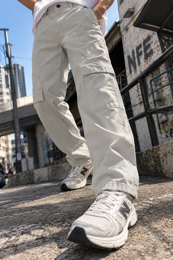 Men Relaxed Cargo Trousers